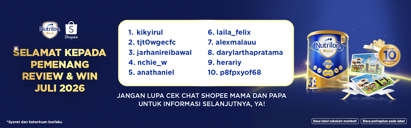 Selamat Kepada Pemenang Review and Win Juli 2026
